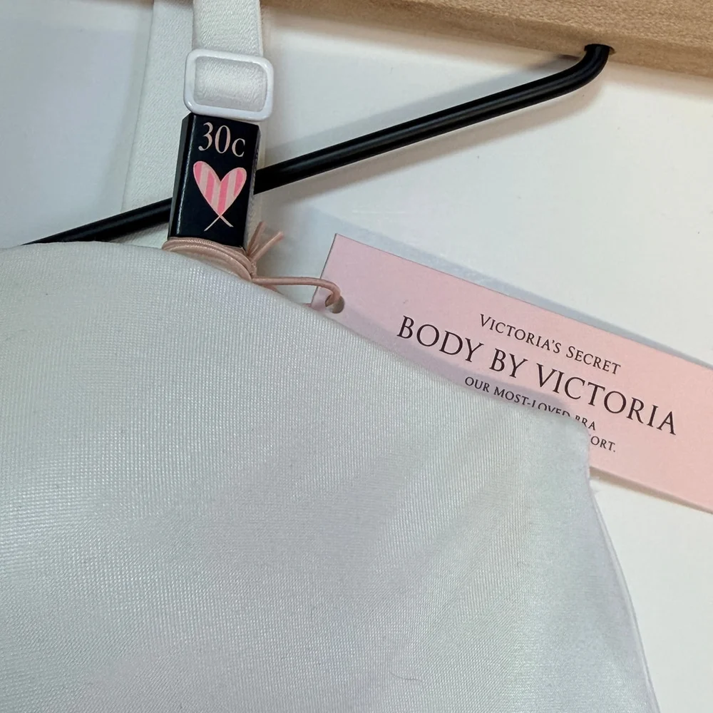 Victoria's Secret White Body By Victoria Strapless Bra 30C_5